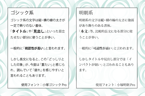 フォントについて Ict専門学校 西明石キャンパス